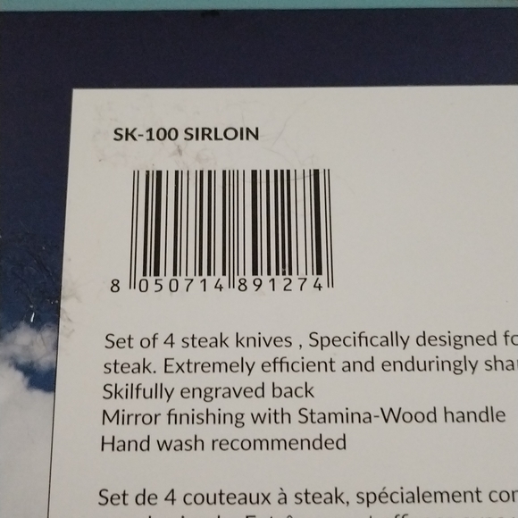 Legnoart set of four sirloin steak knives - Picture 6 of 7